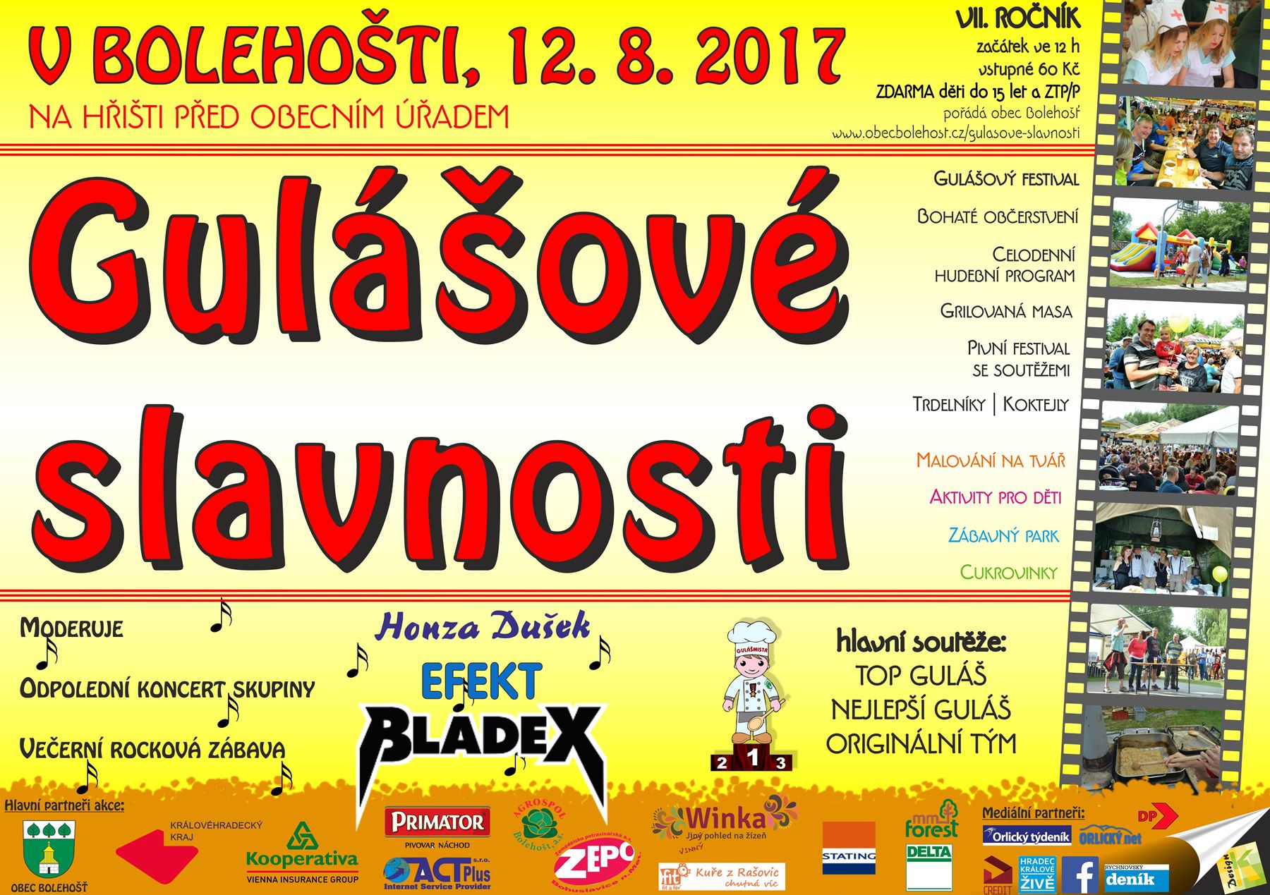 Gulášové slavnosti 2017 plakát